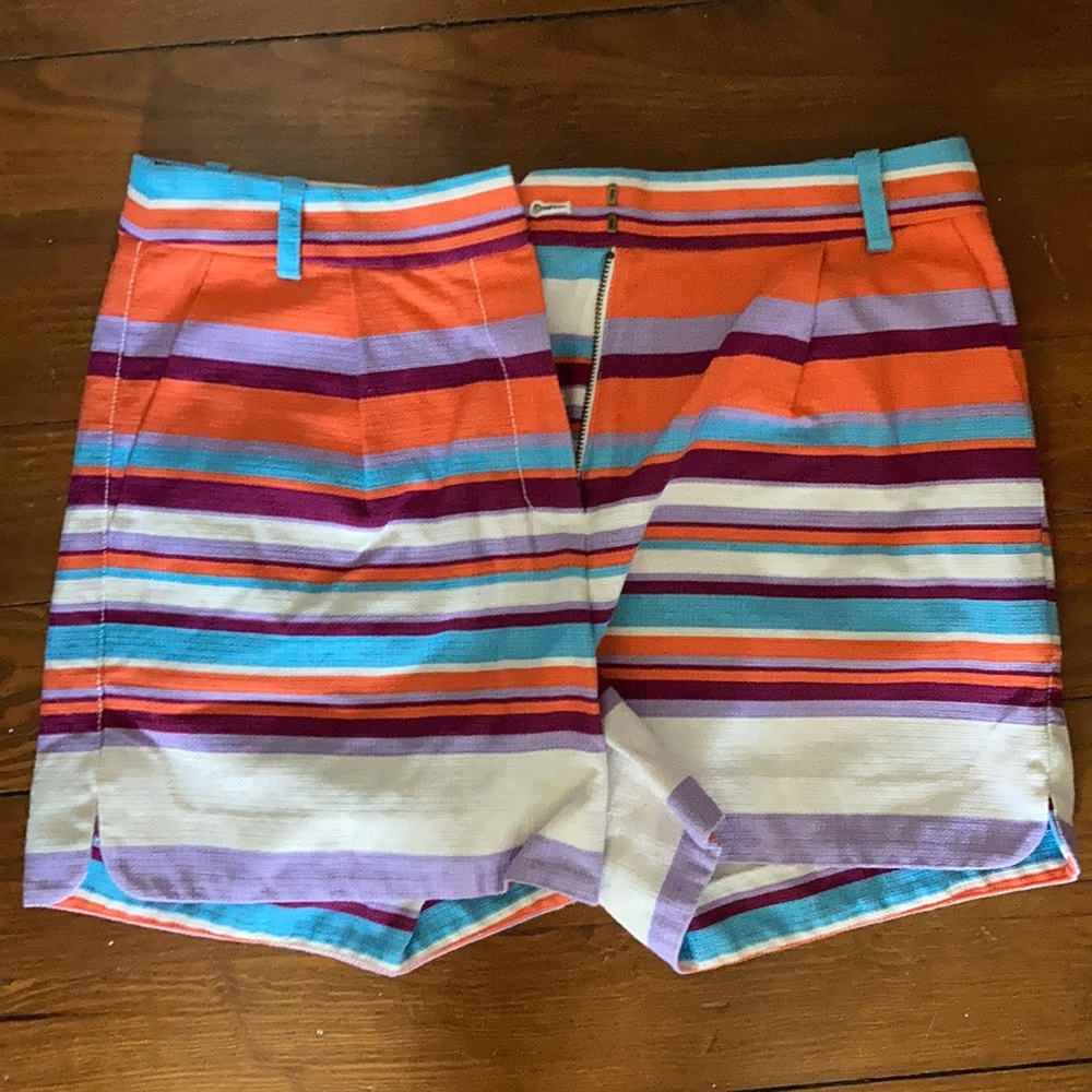 Jcrew striped shorts